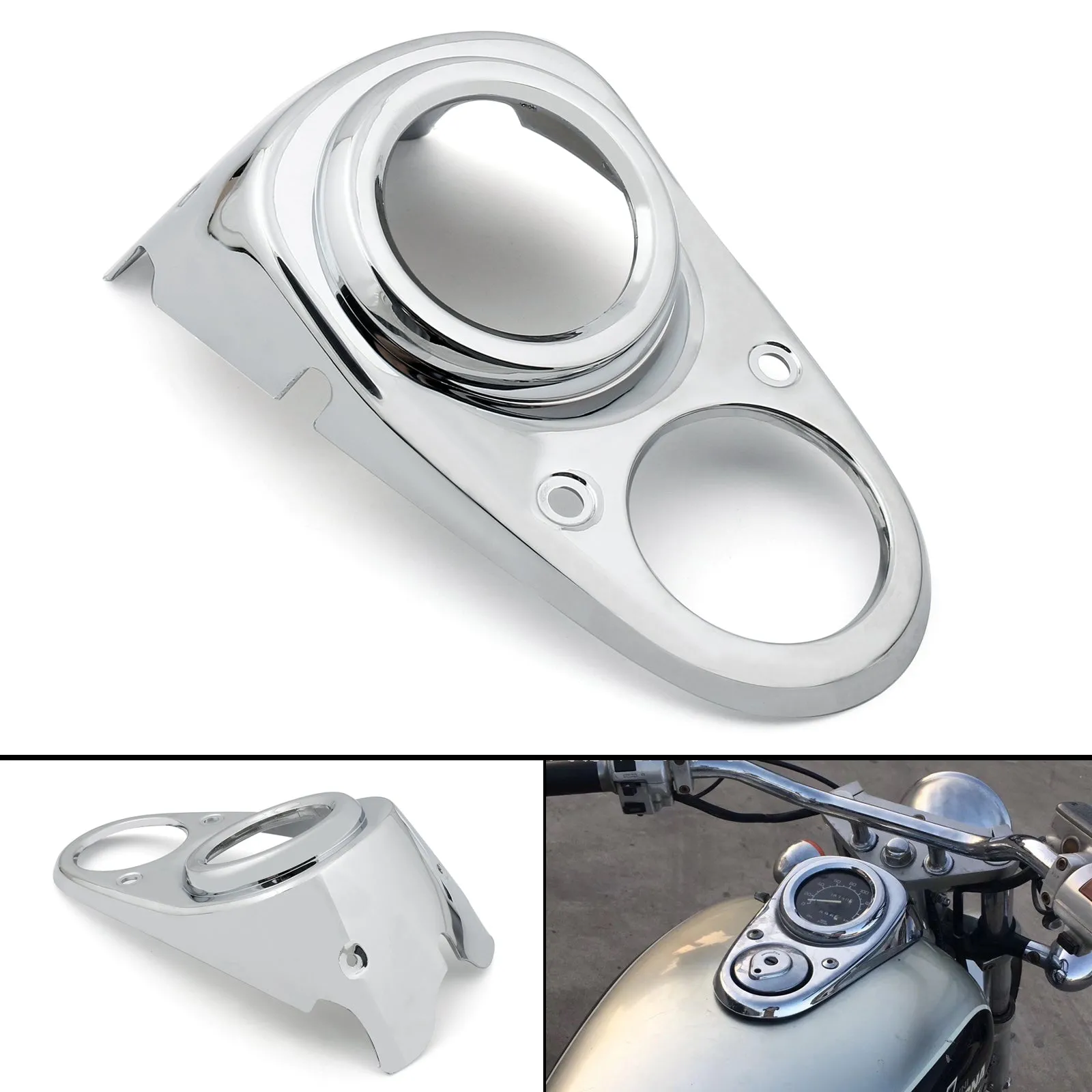 Housse de boîtier d'horloge de tachymètre de jauge de compteur de vitesse pour Honda VT250 Magna 250 95-97 générique