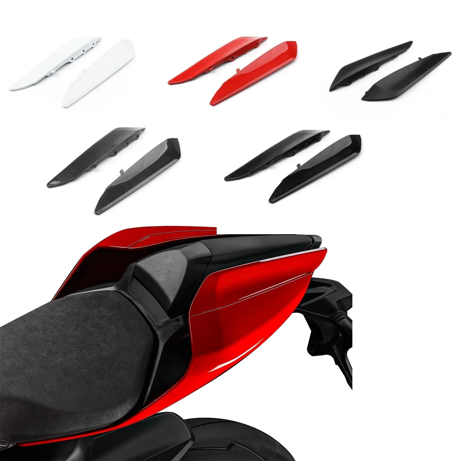 Garniture de panneau de siège latéral arrière pour Ducati 959 1299 15-19 générique