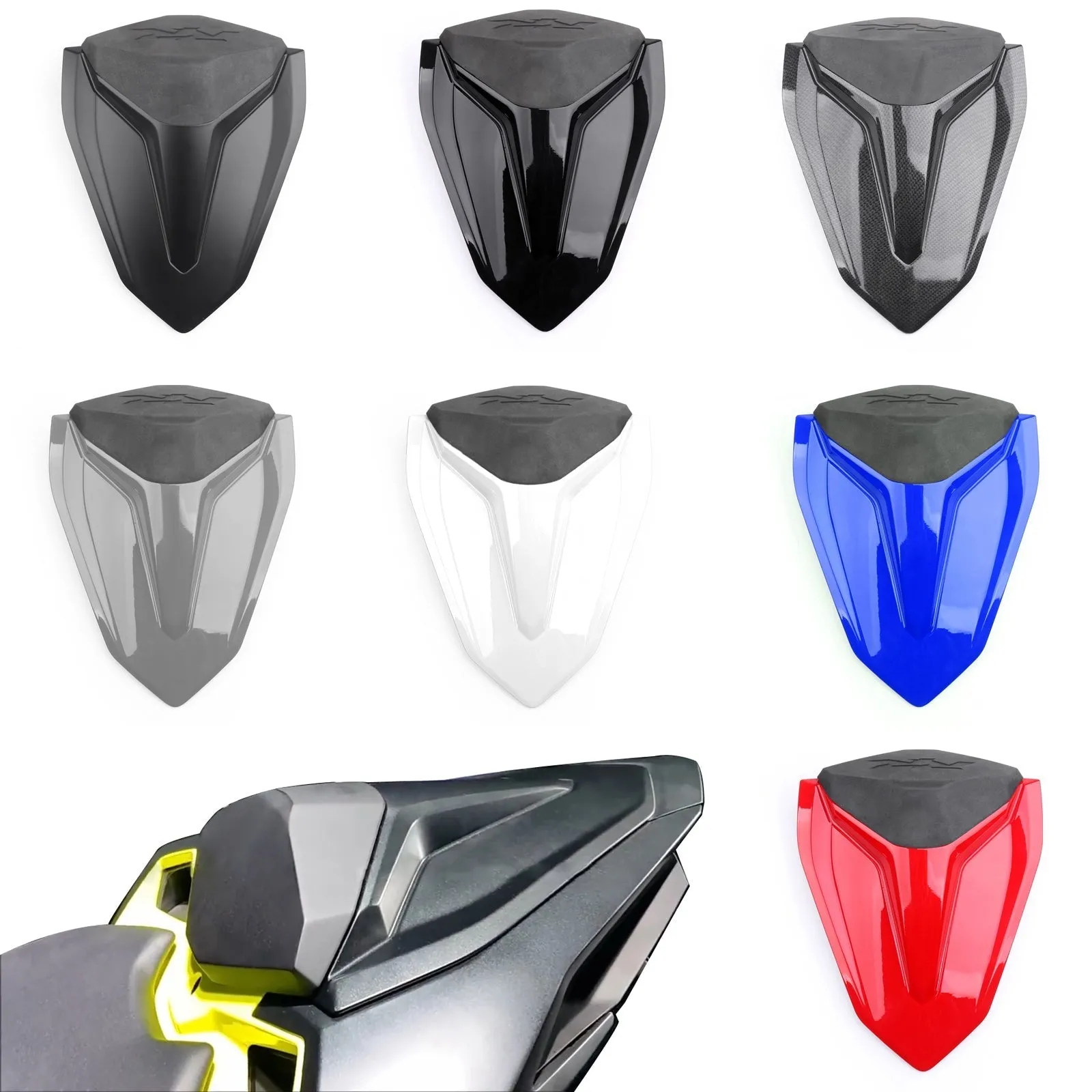 Housse de siège arrière pour passager de moto en plastique ABS pour Honda CBR250RR 2017 générique