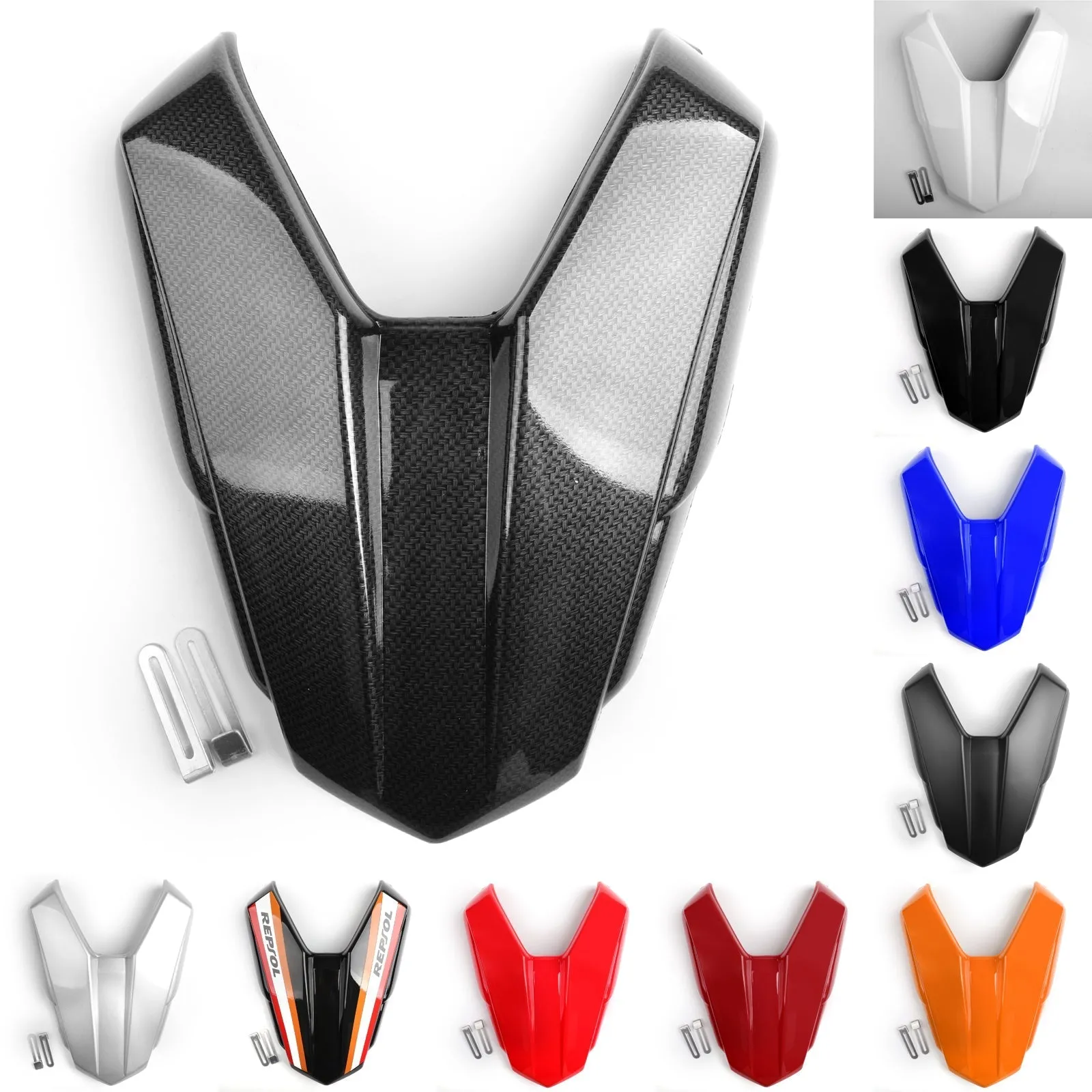 Carénage de capot de couverture de passager de siège arrière pour Honda CB500F 16-202018 CBR500R 2016-19 générique