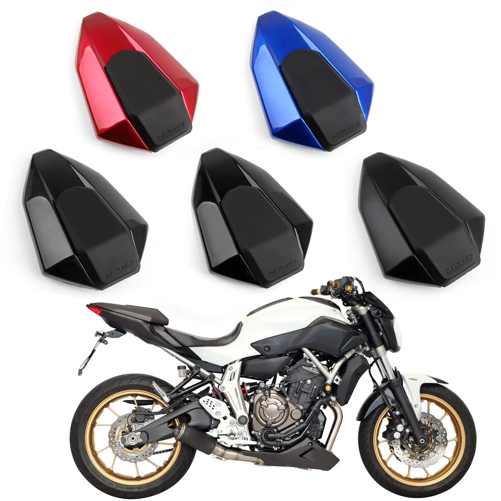 2013-2017 YAMAHA MT-07 FZ-07 FZ07 Housse de carénage pour siège arrière Solo Cowl