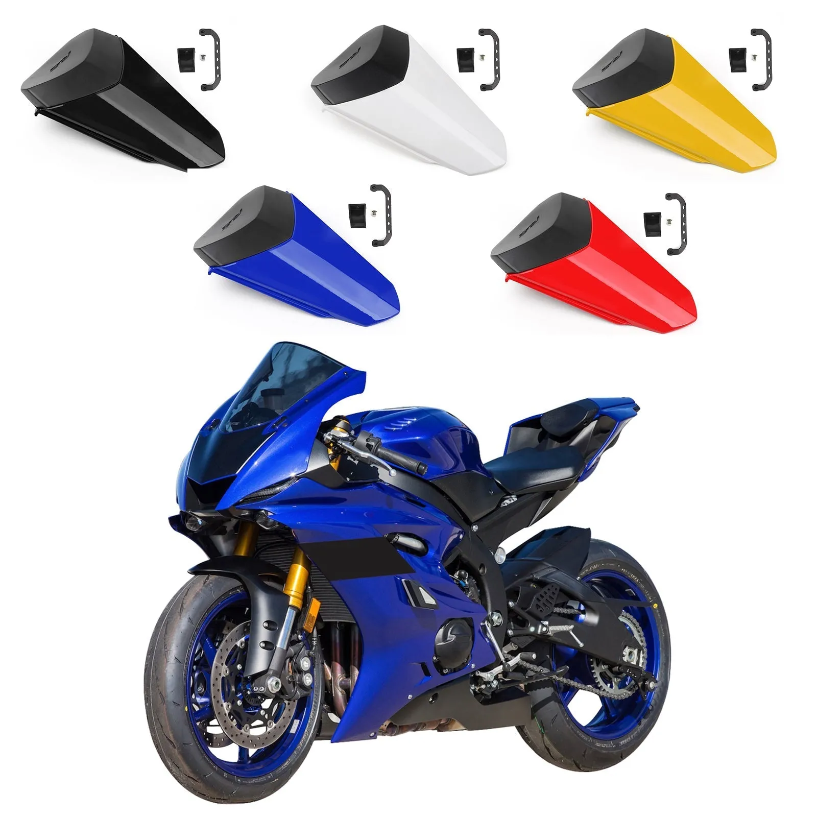 Couverture de carénage de capot de siège passager arrière pour 2017-2019 Yamaha YZF-R6 YZF R6 générique
