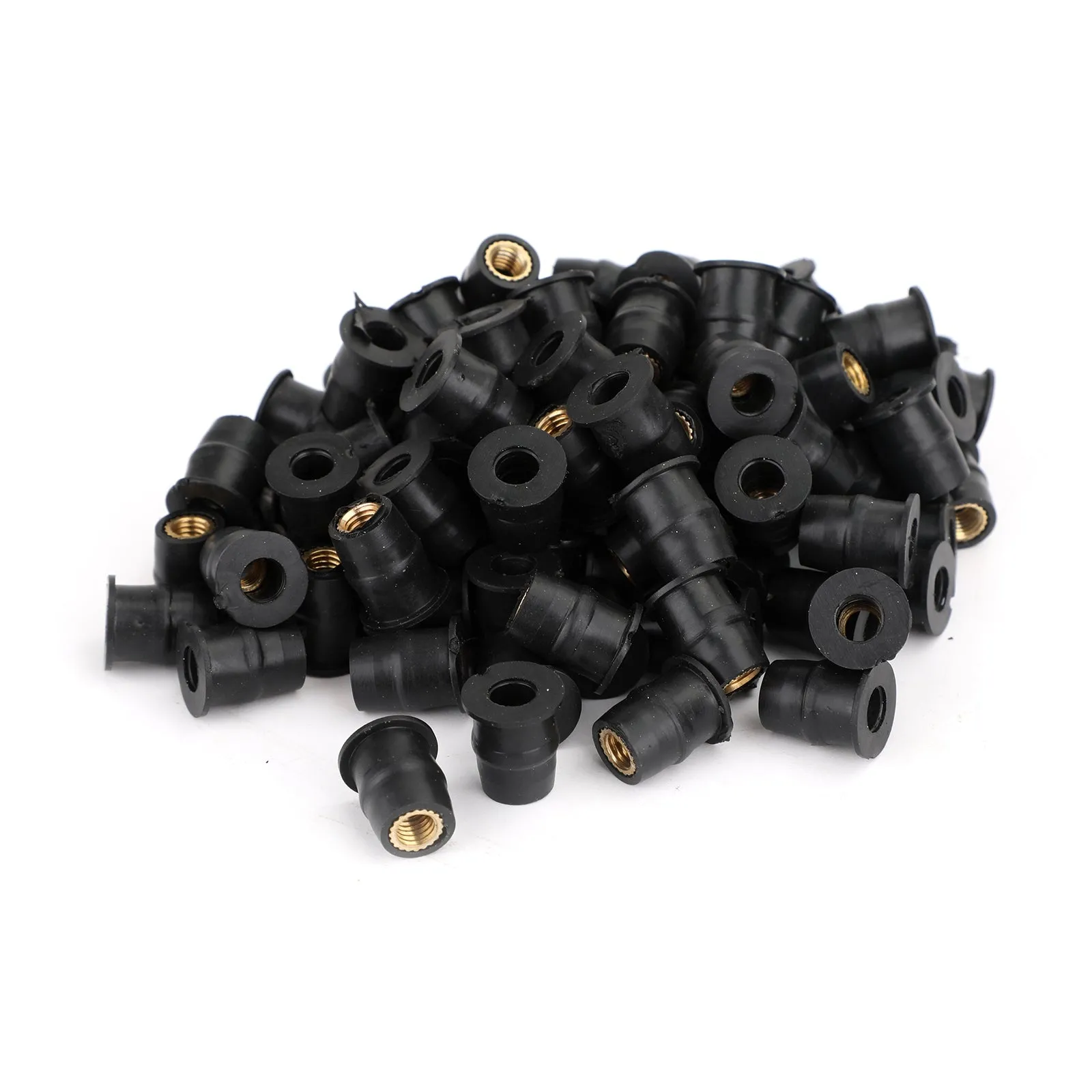 100 Quantité 10-32 M5 Caoutchouc Well Nut Pare-brise et Carénage 3/8 Wellnuts - 5mm Générique