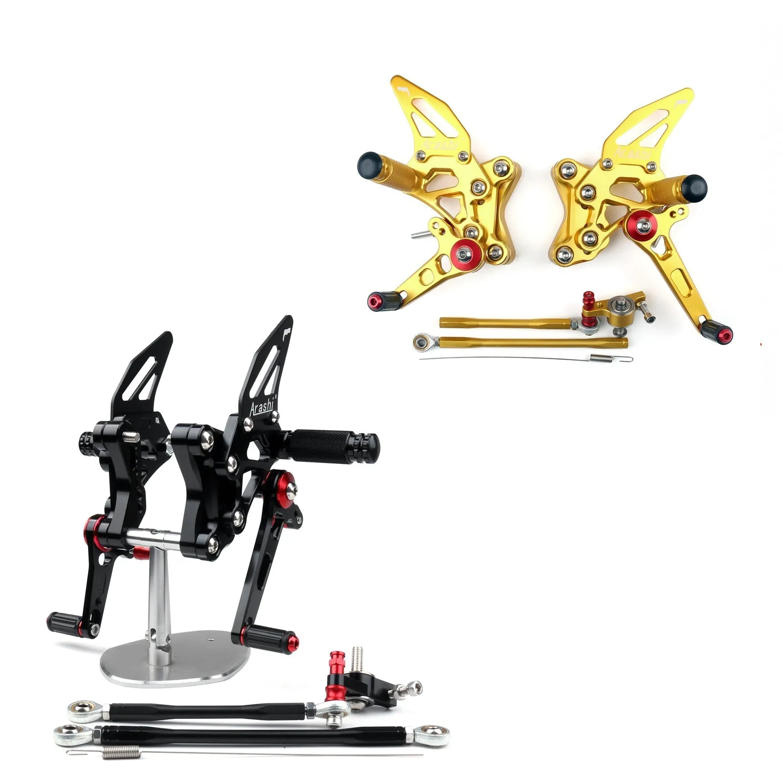 Ducati 848 1098 1098S 1098R 1198 Commandes reculées Repose-pieds réglables