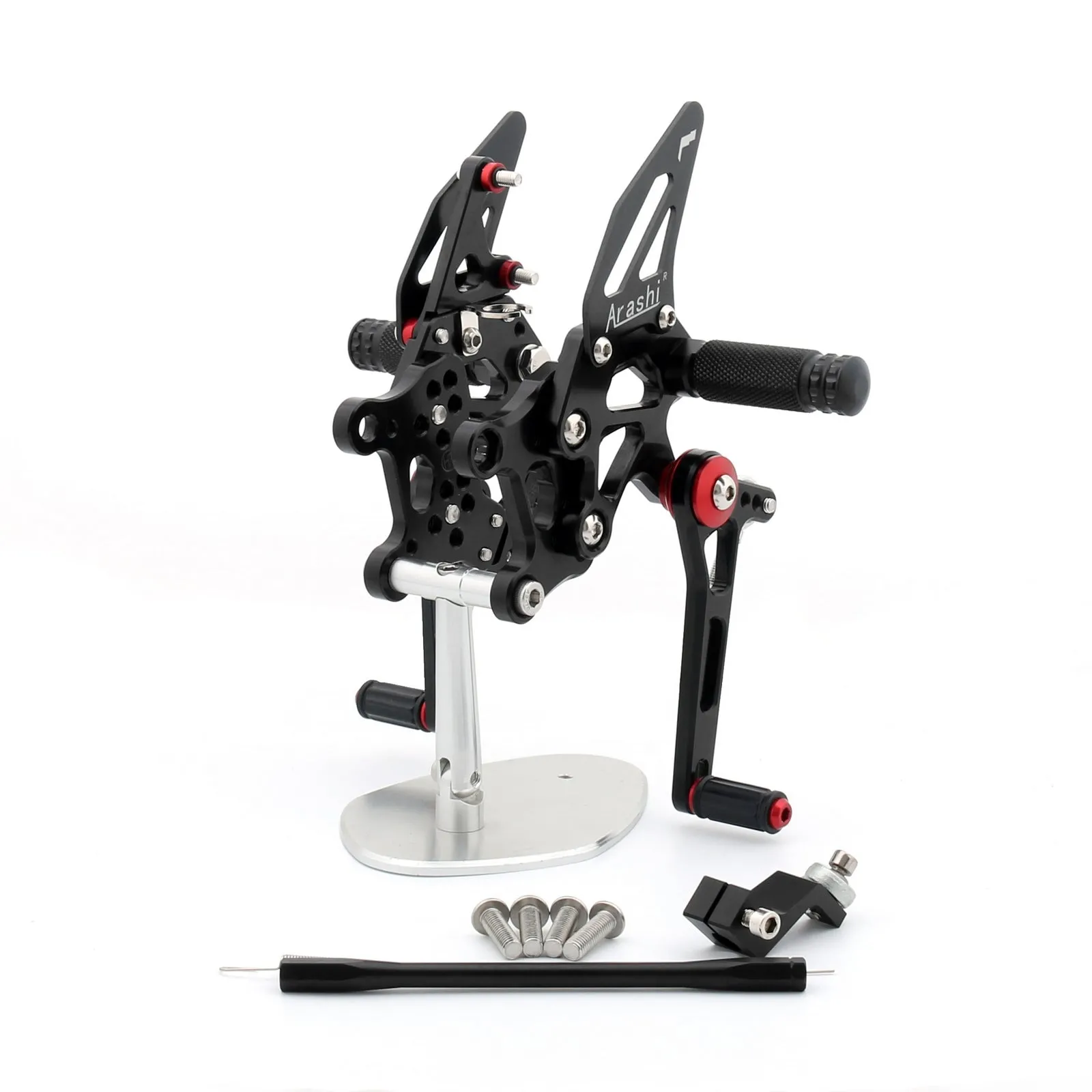 Commande reculée Repose-pieds Repose-pieds Réglable Pour Aprilia RSV4 2009-2011 Générique