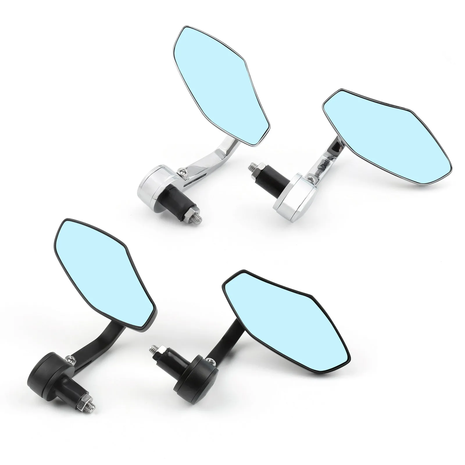 7/8 1 embout de guidon de rétroviseur latéral en aluminium pour moto générique