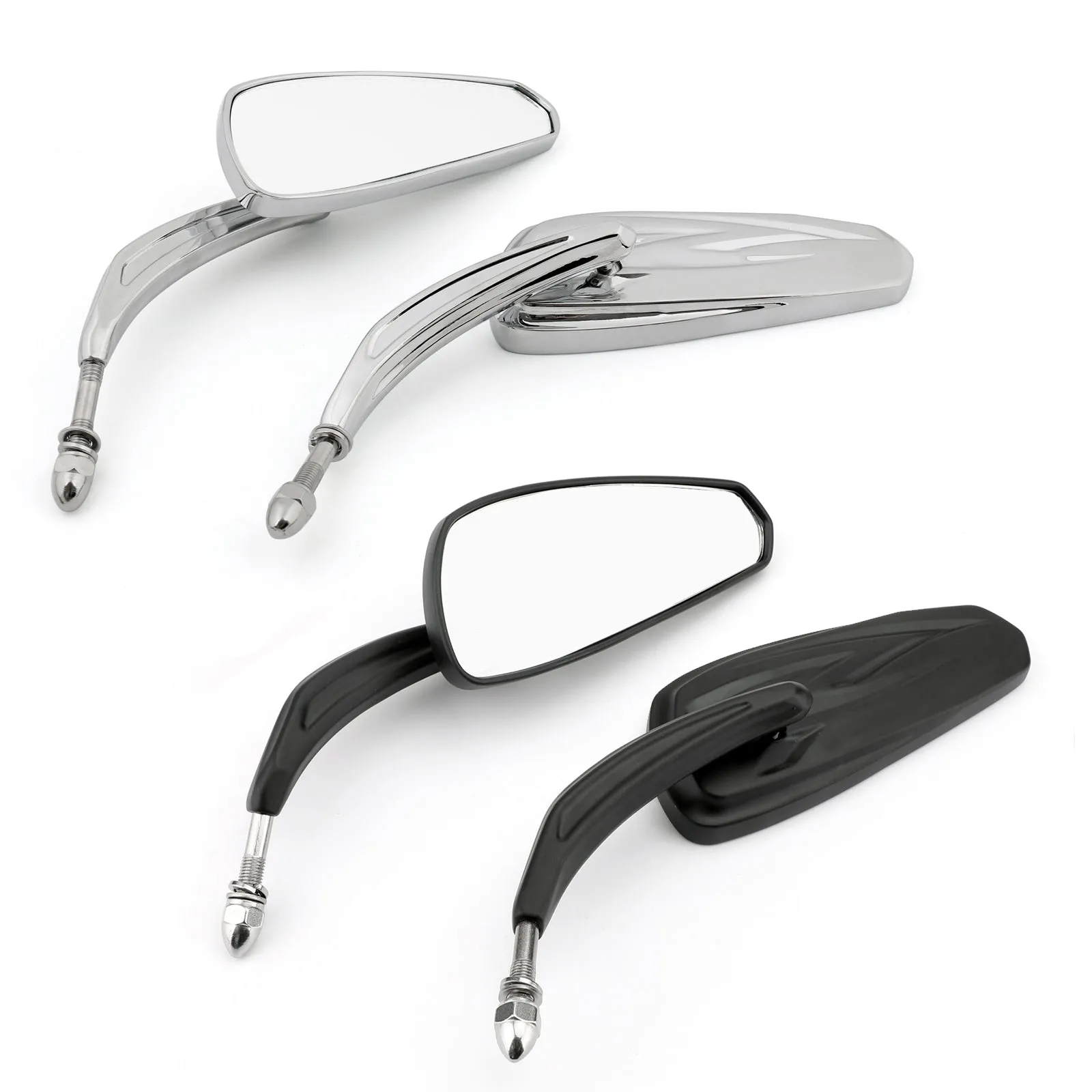 Rétroviseurs pour Harley CVO Dyna Fat Bob Heritage Softail XLX générique