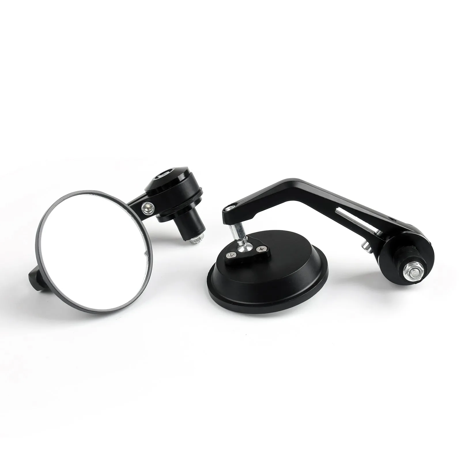 1 paire CNC moto 3 rétroviseur latéral rond 7/8 extrémité de guidon pour Cafe Racer générique