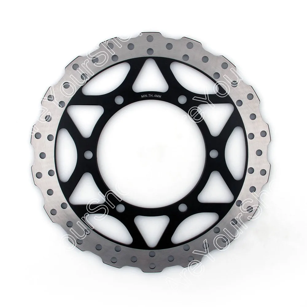 Rotor de disque de frein avant pour Kawasaki Ninja EX250 250R 2008-2012 Noir Generic