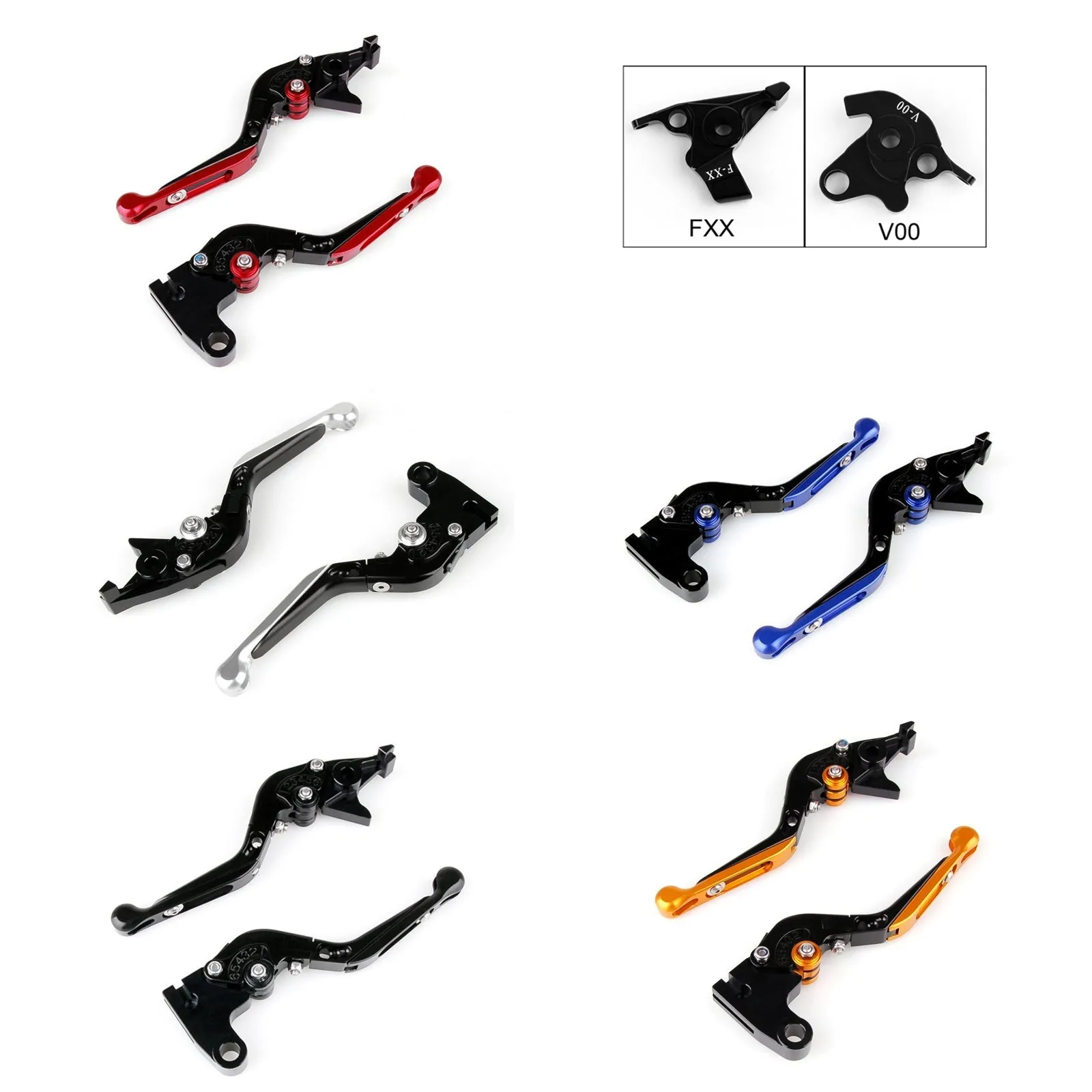 Leviers d'embrayage de frein extensibles pliables réglables pour Honda VFR CBR1100XX ST générique
