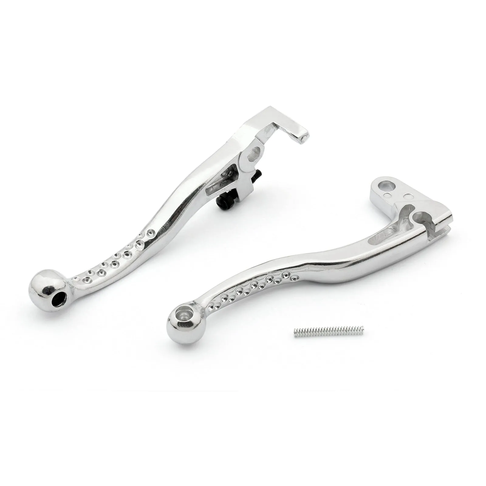Jeu de leviers d'embrayage de frein en argent pour Suzuki DR-Z250 DR-Z400 DR350 DR250 TSR125 générique