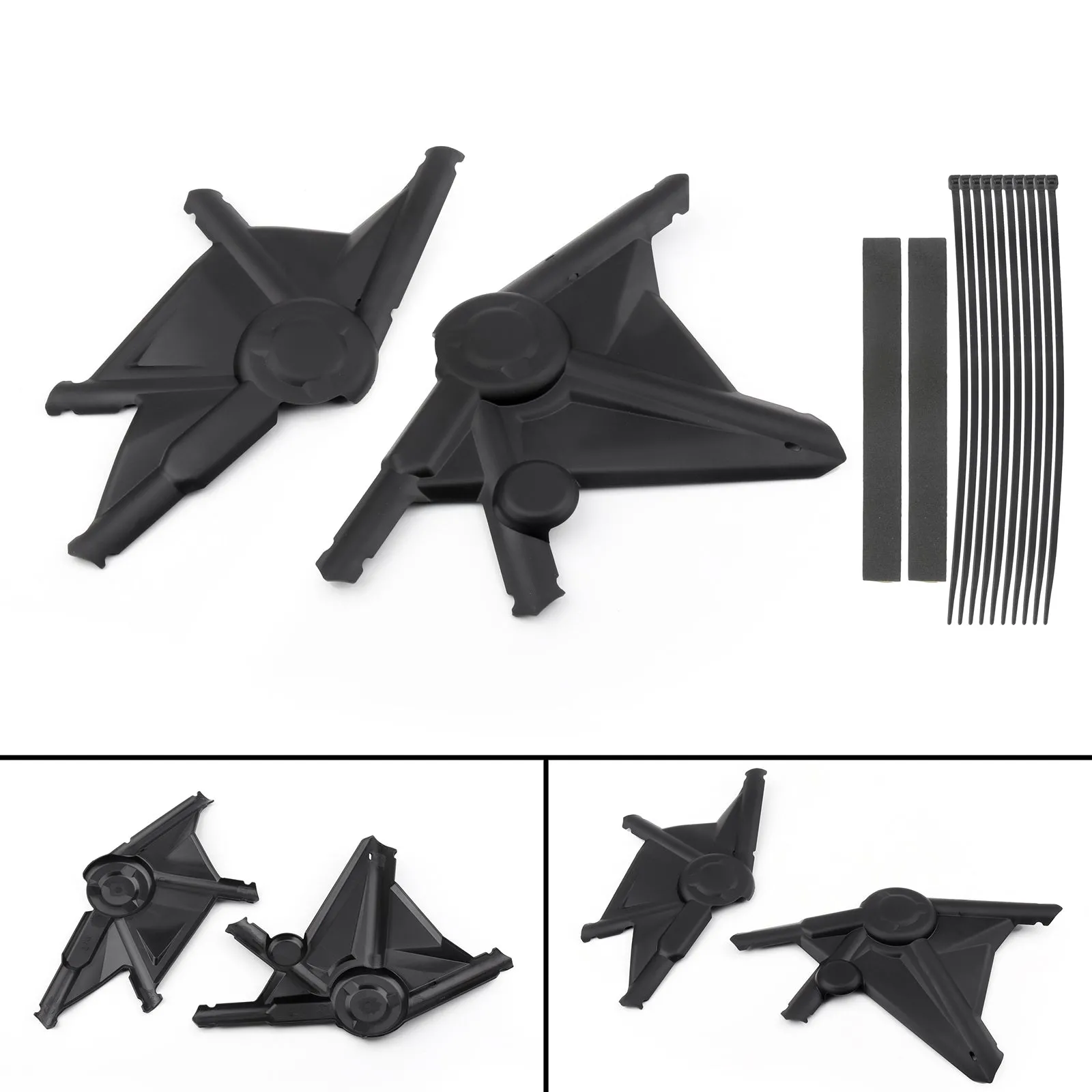 Protecteur de protection de panneau latéral de remplissage de cadre supérieur de moto pour BMW R1200GS générique