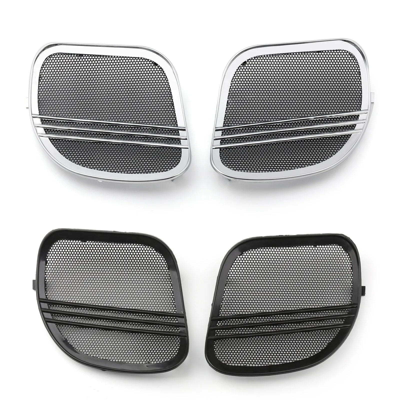 Grilles de couverture de haut-parleur de moto Tri-Line pour Harley Road Glide FLTRX 2015-18 générique