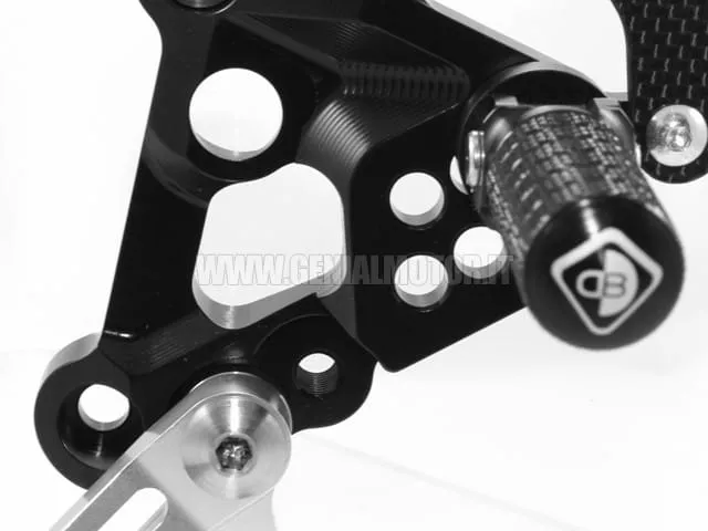 Ducabike Dbk Prsbk01de Pedane Regolabili Sbk Nero - Silver-PRSBK01DE-24272