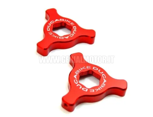 Ducabike Dbk Rf1401a Registri Forcella Ch. 14 Mm. Rosso-RF1401A-24974