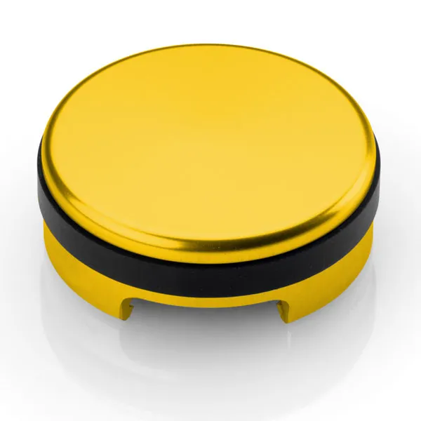 Tappo Serbatoio Liquido Freno Posteriore o Frizione Rizoma TP017, serbatoio piccolo Brembo, colore Oro, M34x4