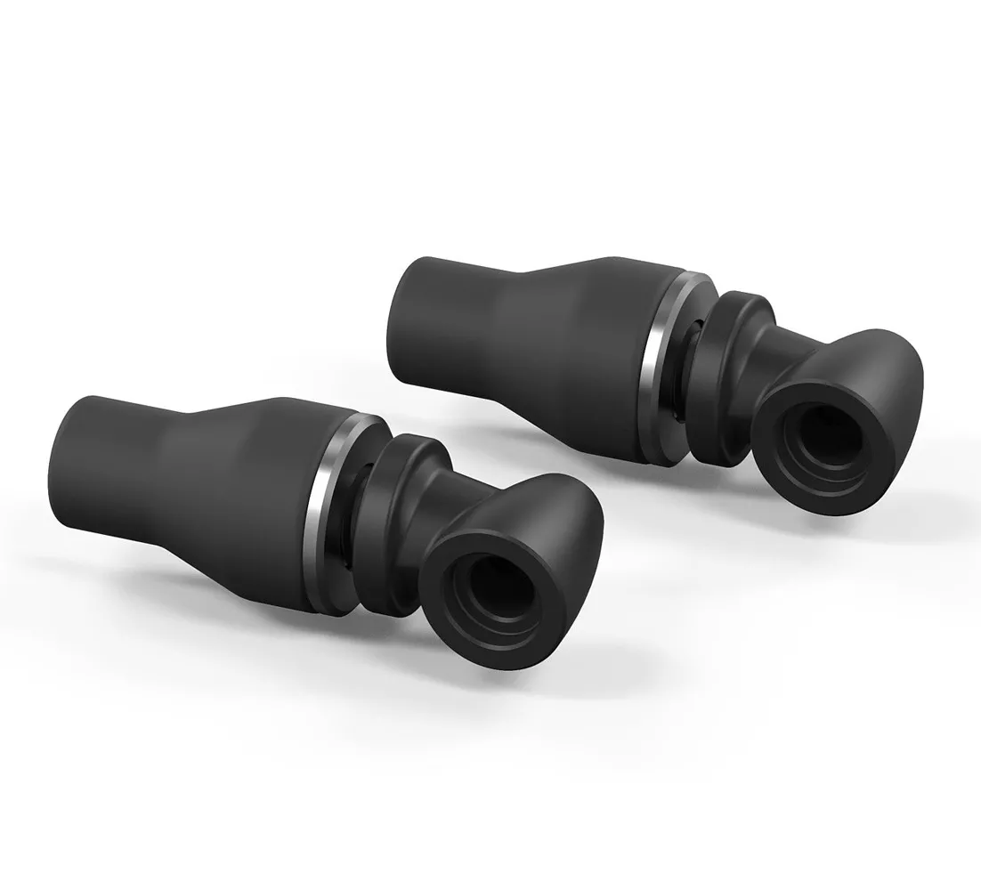 Adattatore in tecnopolimero per montare le Frecce Rizoma Light Unit su Piastrine / Staffe / Portatarga Rizoma, 1 coppia