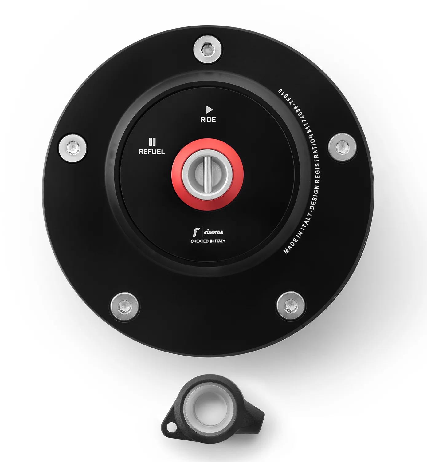 Tappo Serbatoio Benzina Rizoma per Honda, colore Nero