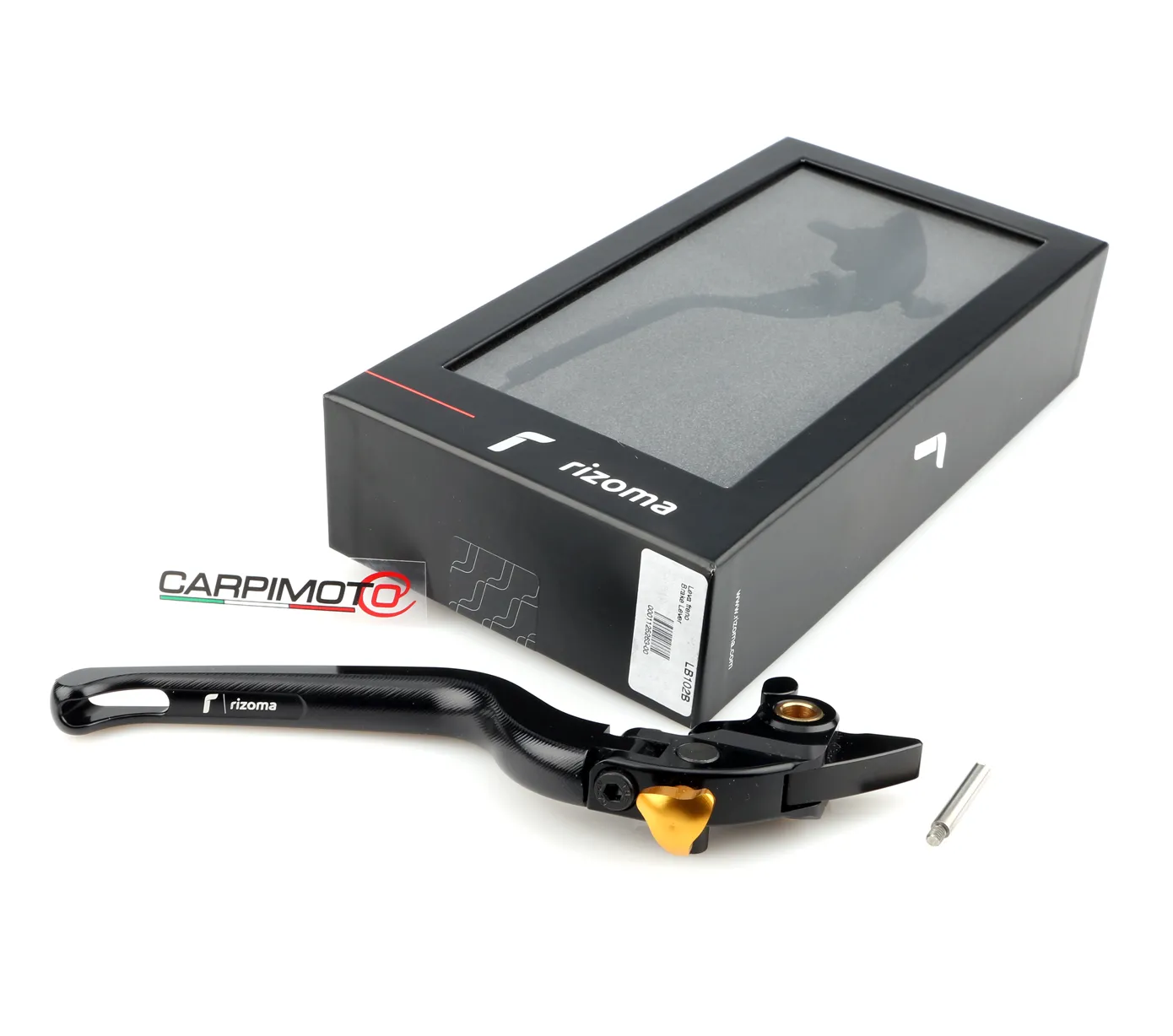 Leva Freno Rizoma Feel LB102 per Honda CBR 600 RR 03-06, con regolazione, colore Nero