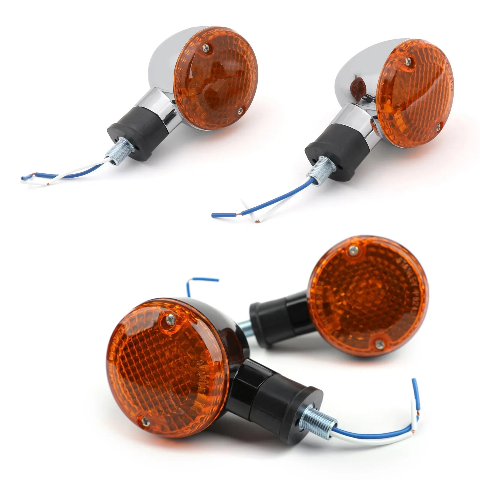 Clignotants Bullet Lights Moteur pour Kawasaki Vulcan 800 Yamaha Road Star Generic