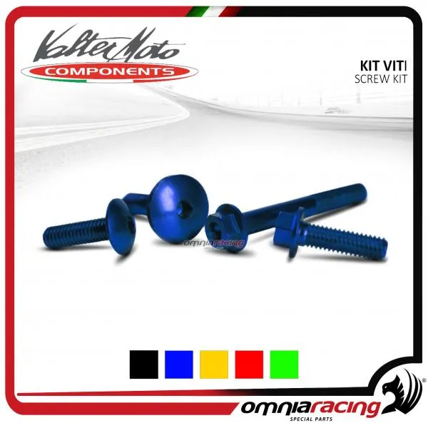 Valtermoto Kit viteria ergal per carena 40pz per Yamaha Tmax 530 2012>2016