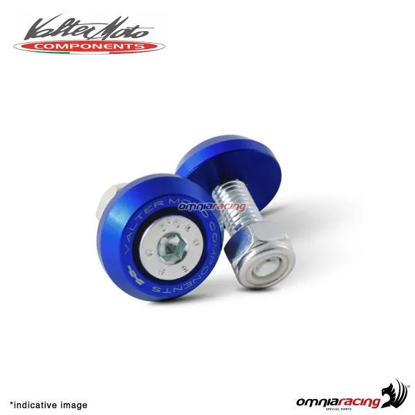 Distanziale conico Valtermoto con foro diametro 6 mm colore blu