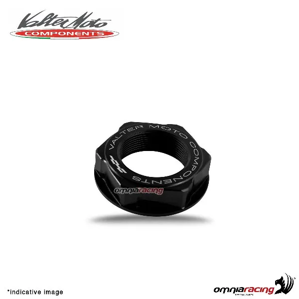 Dado Valtermoto per cannotto di sterzo ergal nero per Honda CB1000R 2008>2017