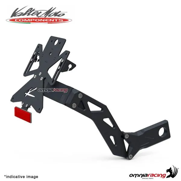 Portatarga alla ruota Valtermoto King in ergal versione Italia per Yamaha MT10 2016>2018