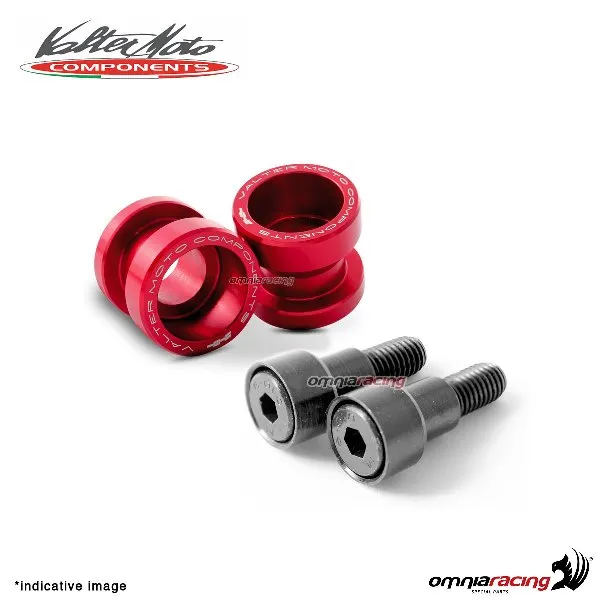 Supporti cavalletto Valtermoto STREET in alluminio rosso per Yamaha R6 1999>2016