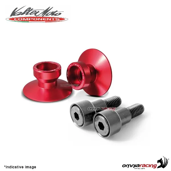 Supporti cavalletto Valtermoto SPECIAL in alluminio rosso per Yamaha R1 1998>2014