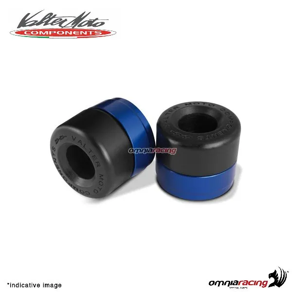 Terminali manubrio Valtermoto Track in Ergal blu per Suzuki SV650 2016>2018