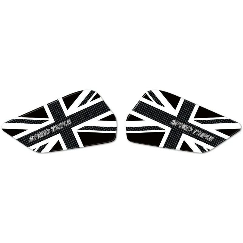 ADESIVI 3D PROTEZIONI LATERALI SERBATOIO TRIUMPH SPEED TRIPLE FINO AL 2013