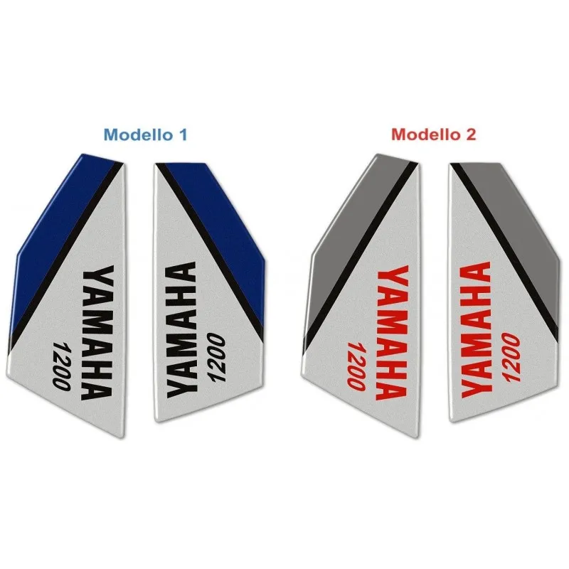 ADESIVI 3D PROTEZIONI LATERALI SERBATOIO YAMAHA SUPER TENERE BLU
