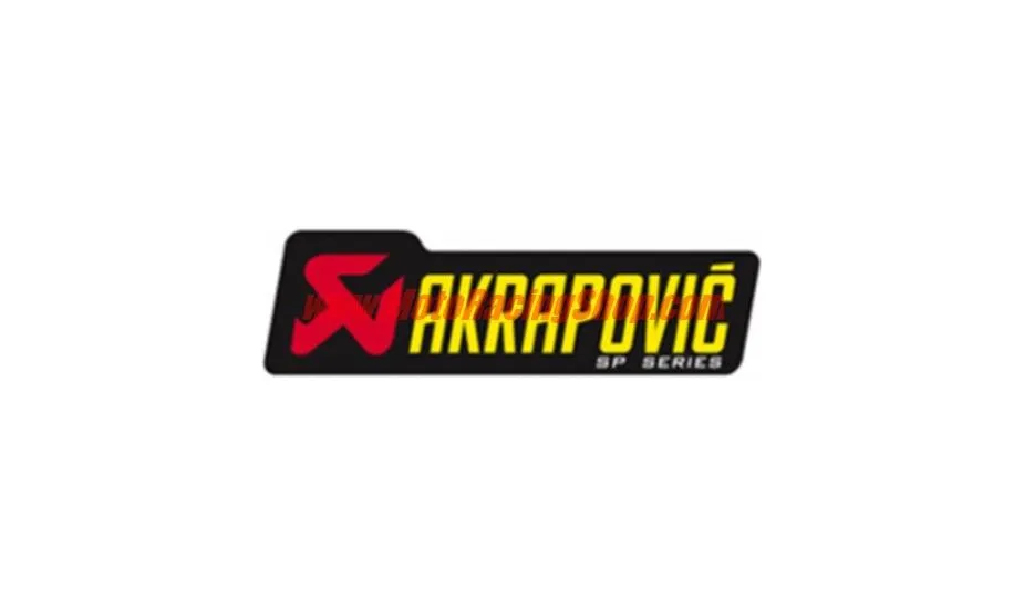 Adesivo resistente al calore con scritta AKRAPOVIC SP - 180x53