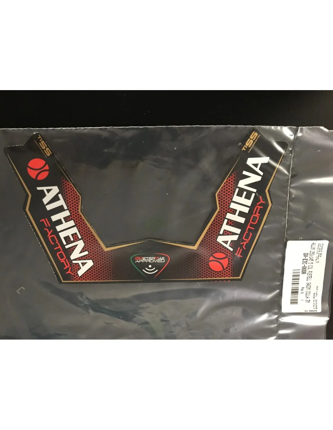 Adesivo scarico Athena