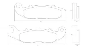PASTIGLIA FRENO ACCOSSATO AGPA212 – MESCOLA: ST