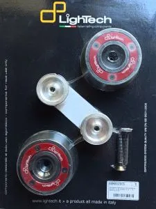 Protezione Perni Ruota Lightech cod. ARMV102 Rossi per MV AUGUSTA Brutale - B3 - F3 - F4 - Rivale