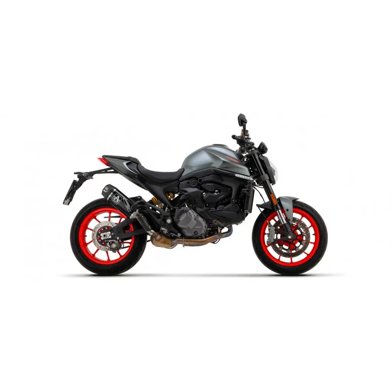 ARROW INDY RACE EXHAUST DUCATI MONSTER 937 SP 2023-2024, DARK ALUMINUM/CARBON, DEKAT