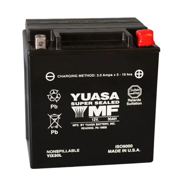 Batteria Yuasa YIX30L da 12V/30AH (Dimensioni 166x126x175 mm)