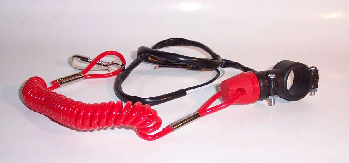 Bottone di sicurezza a strappo spegnimento motore (normalmente chiuso)