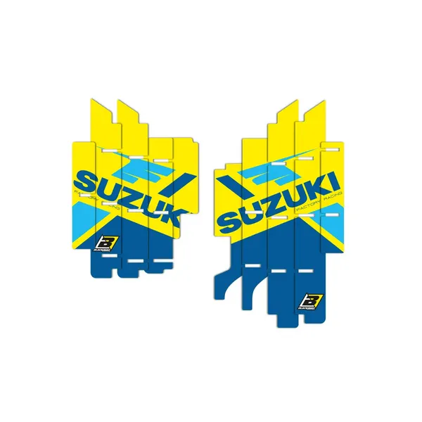 Radiator Louvers Graphics Team Suzuki KSRT 2022-43026847