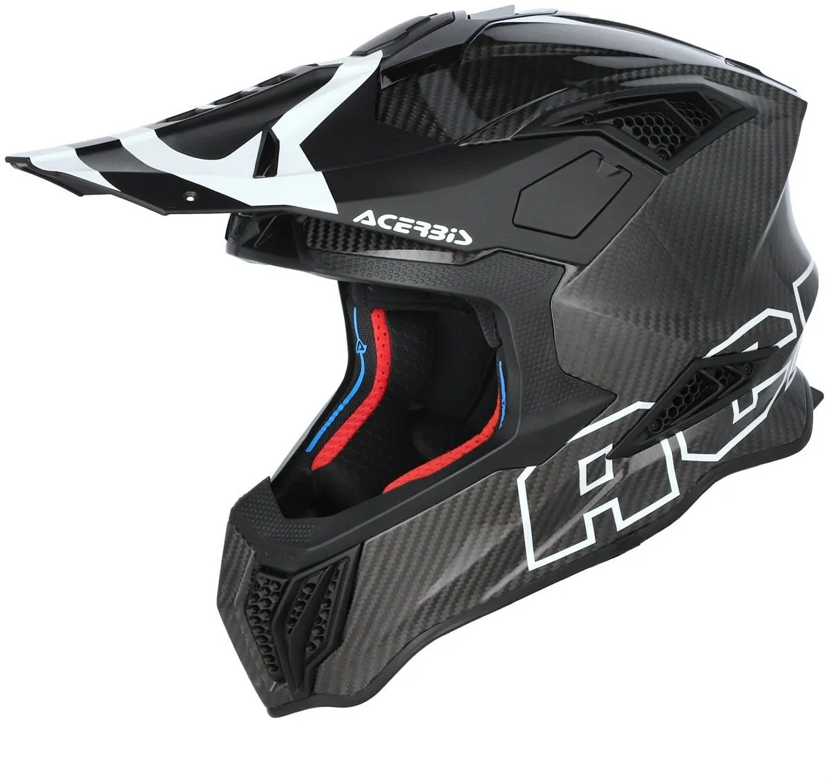 Casco cross enduro Acerbis AIRSTRIKE-C Nero/Bianco