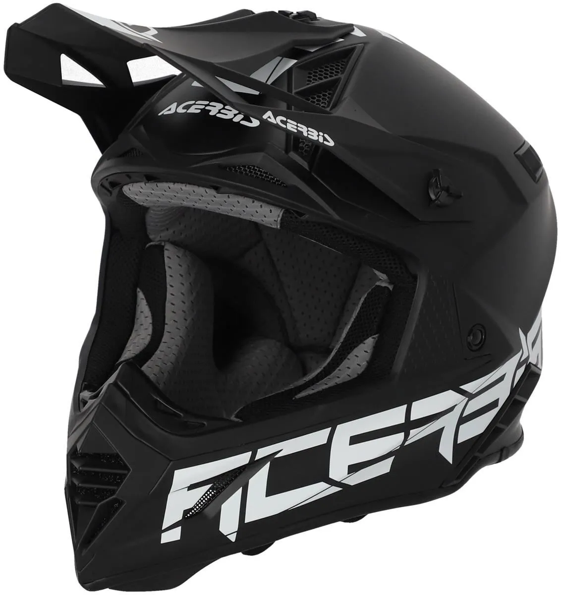 Casco cross enduro Acerbis X-TRACK 22-06 Nero opaco