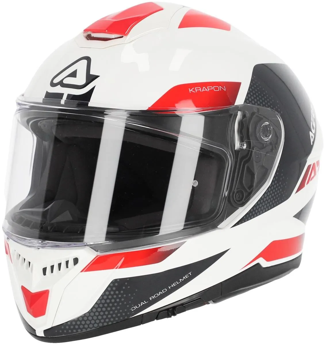 Casco integrale Acerbis KRAPON 22-06 Bianco/Rosso