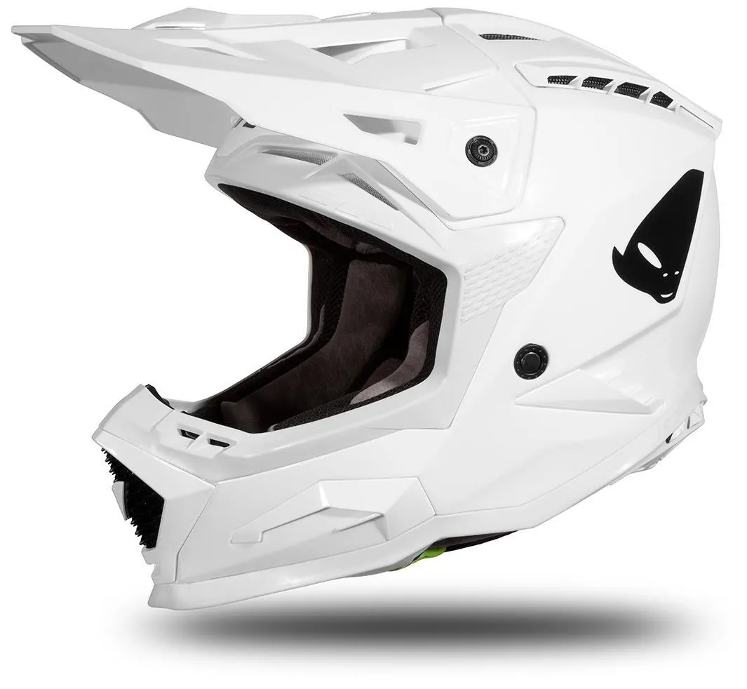 Casco cross enduro UFO Echus bianco lucido