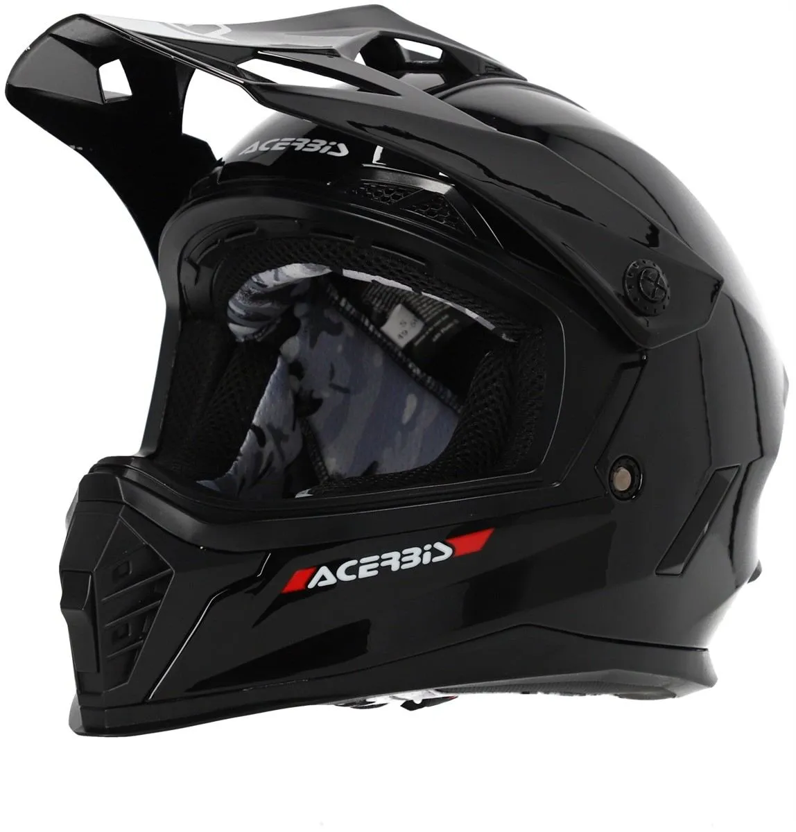 Casco enduro-turismo Acerbis per bambino RIDER JUNIOR Nero