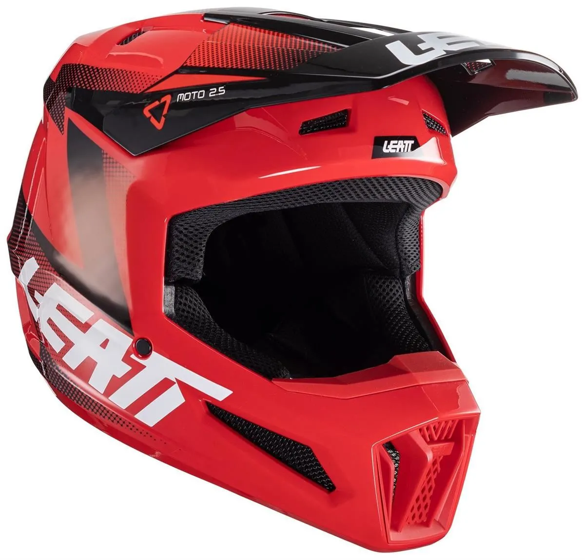 Casco cross enduro Leatt 2.5 colore rosso-nero