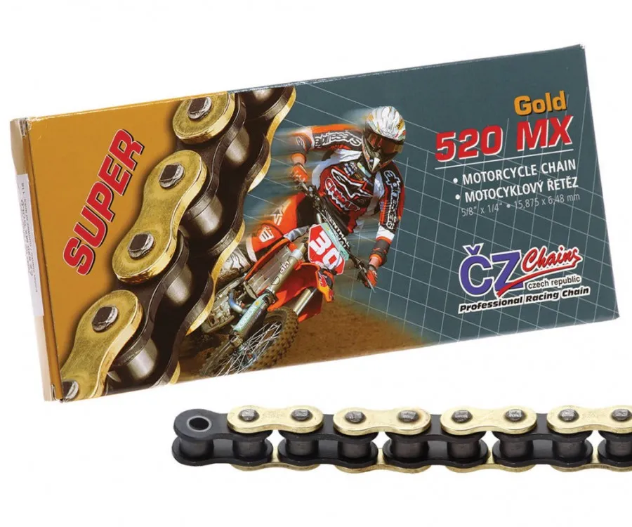 Catena trasmissione CZ Super serie oro PASSO 520