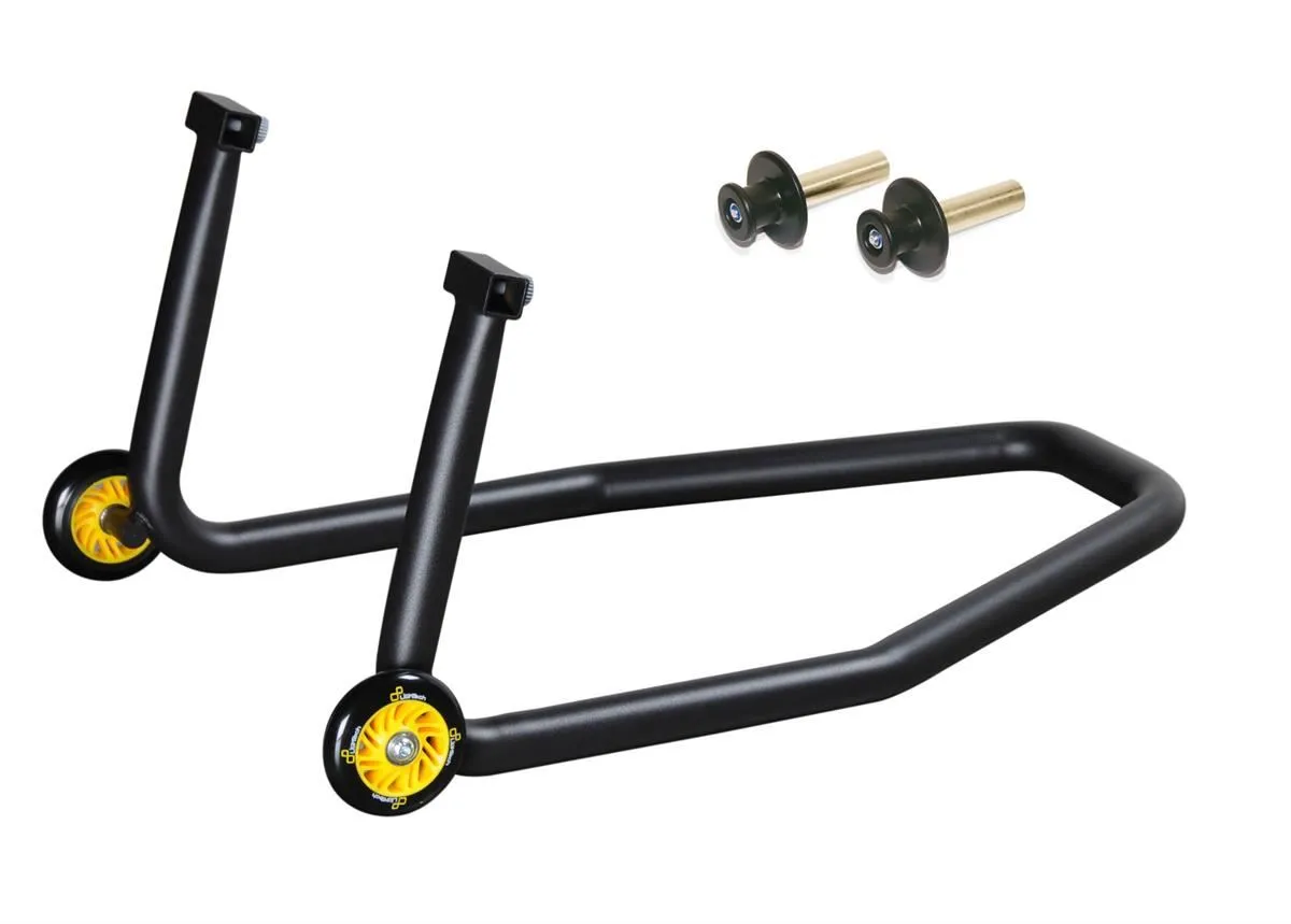 Cavalletto posteriore regolabile Lightech universale a rulli per forchetta montata su tenditore alta qualità 3.1kg