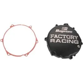 BOYESEN CC-12CB CLUTCH COVER FACTORY RACING ALUMINUM REPLACEMENT BLACK